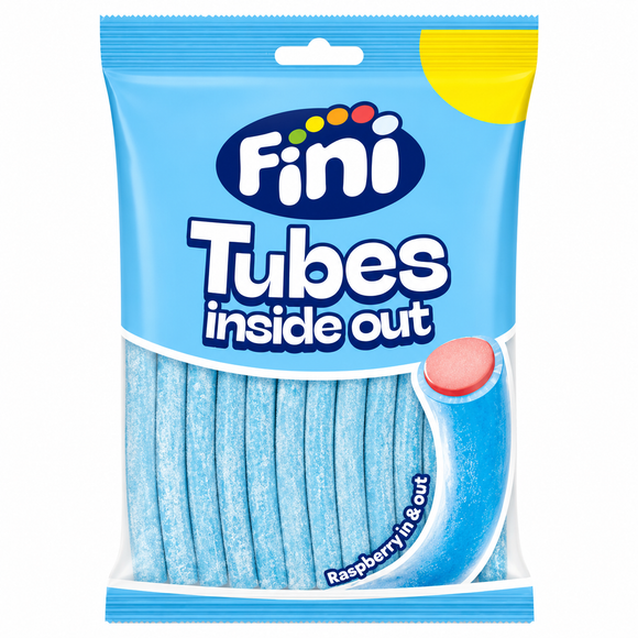 Fini Raspberry inside out Tubes 140g PMP