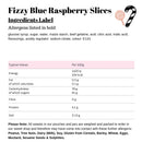 Fizzy Blue Raspberry Slices