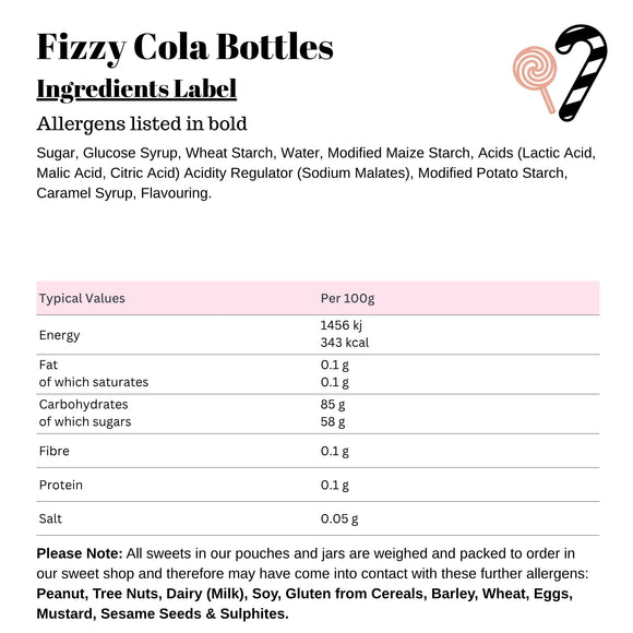 Fizzy Cola Bottles