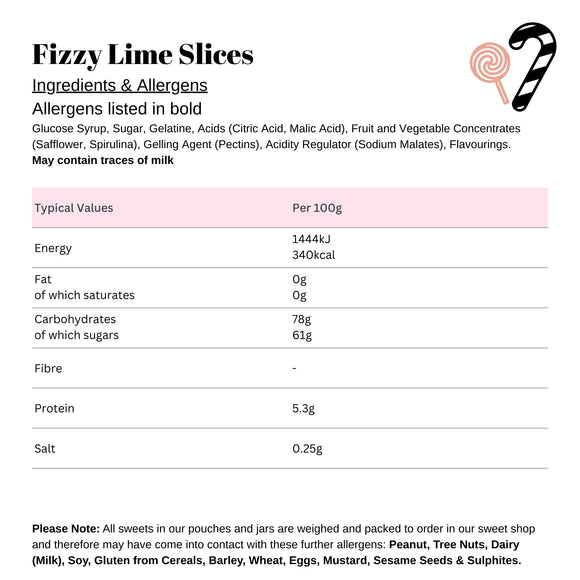 Fizzy Lime Slices