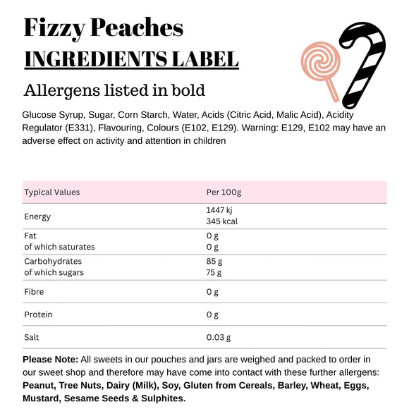 Fizzy Peaches