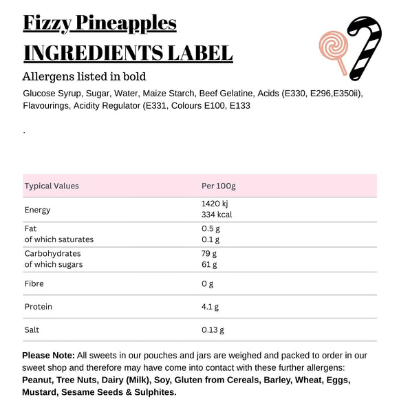 Fizzy Pineapples