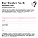 Fizzy Rainbow Pencils
