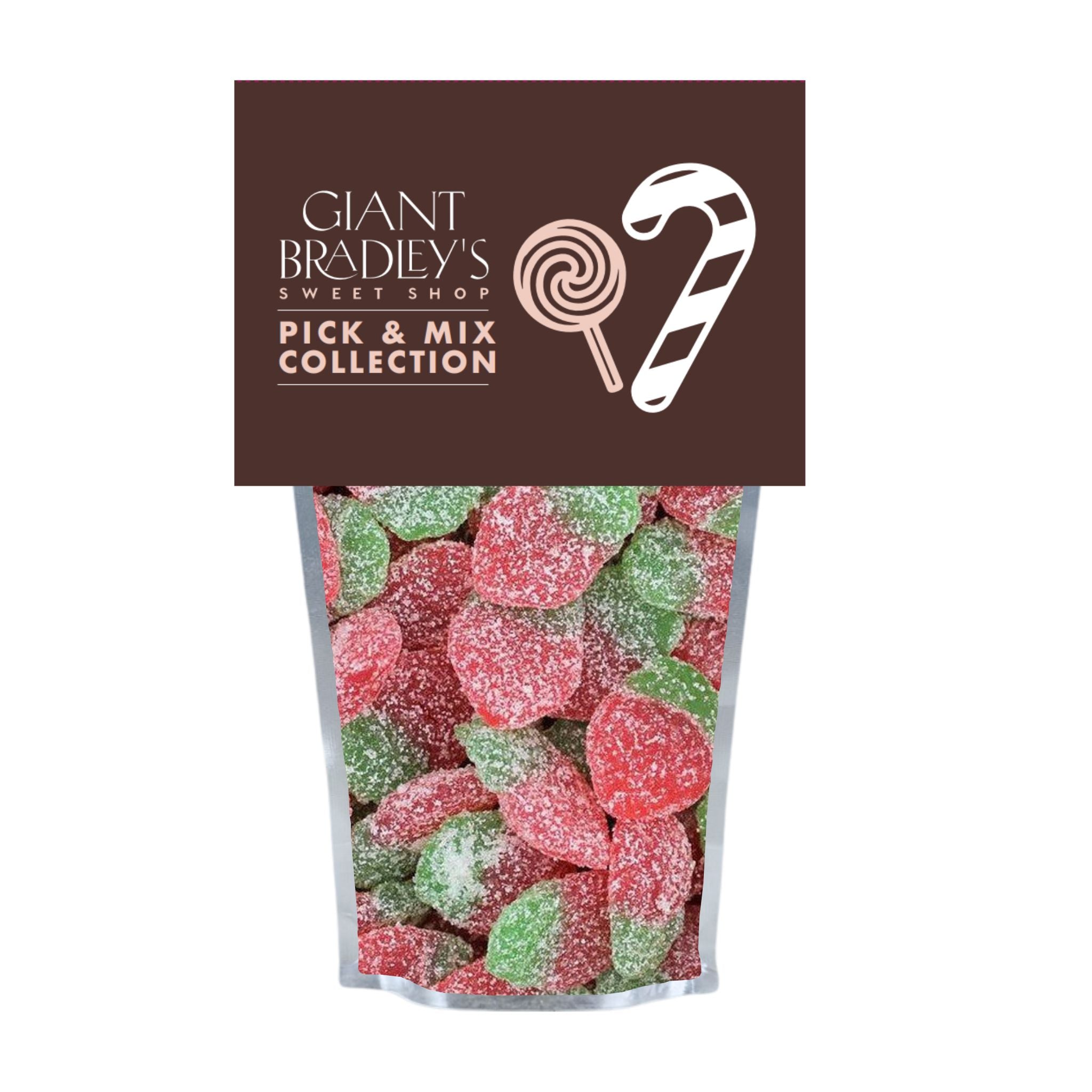 Fizzy Strawberries – Giant Bradley's Online Sweet Shop