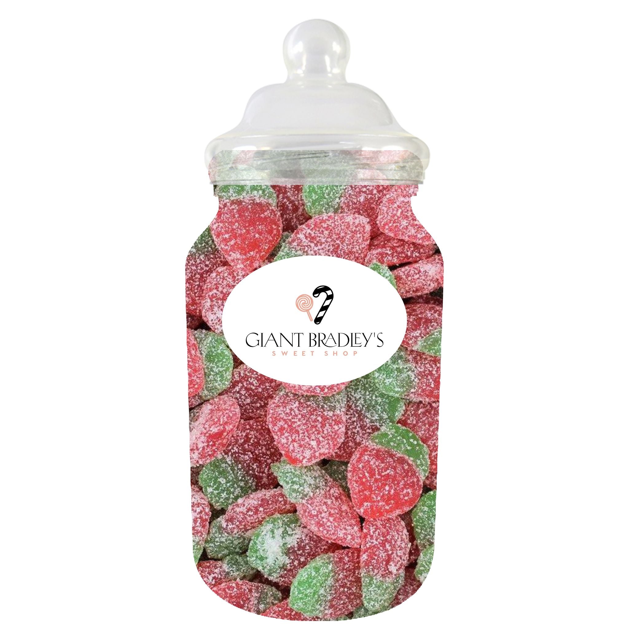 Fizzy Strawberries – Giant Bradley's Online Sweet Shop