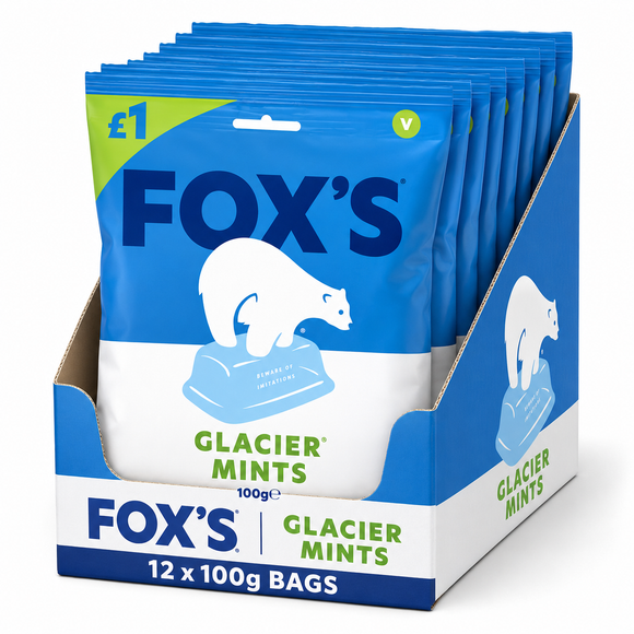 Fox's Glacier Mints Bag 100g PMP