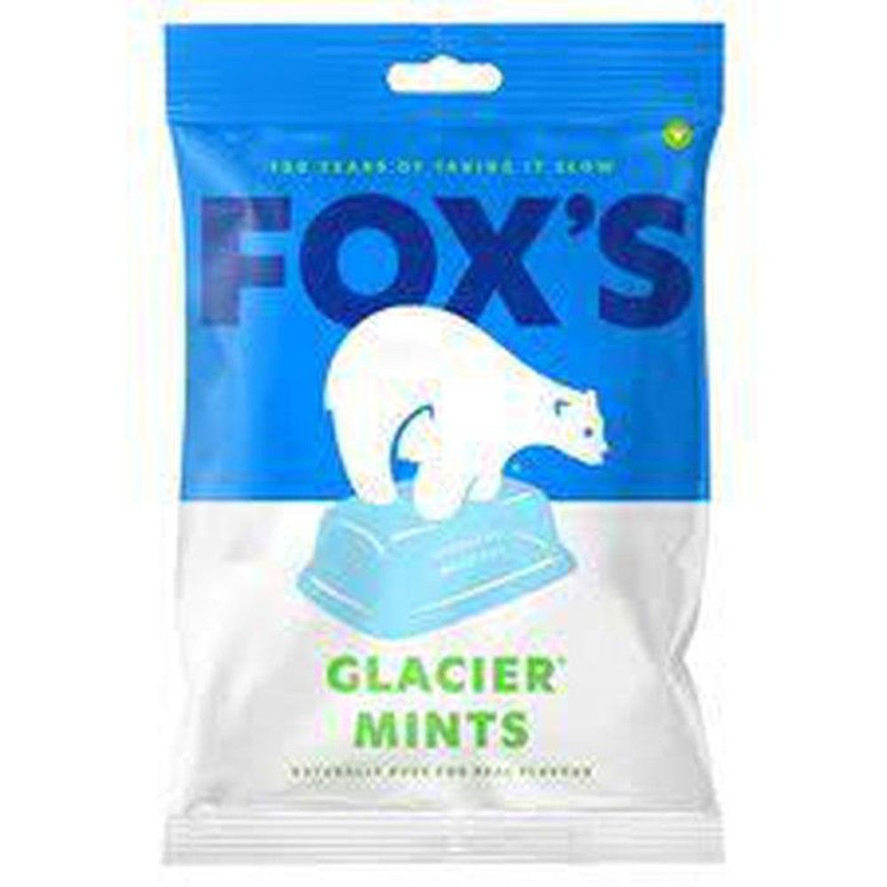 Fox's Glacier Mints Bag 100g – Giant Bradley's Online Sweet Shop