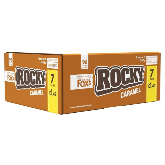 Fox's Rocky Caramel 7 x 19.5g (136.5g)