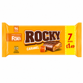 Fox's Rocky Caramel 7 x 19.5g (136.5g)
