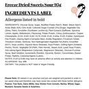 Freeze Dried Sweets Sour 95g