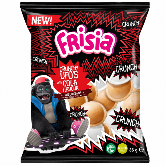 Frisia Crunchy UFOs Cola Flavour Bag 36g