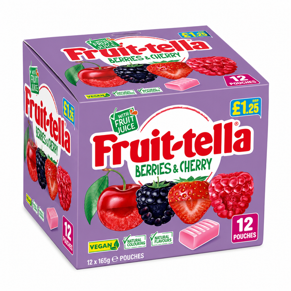 Fruit-tella Berries & Cherry Bag 135g PMP