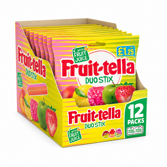 Fruit-tella Duo Stix Bag 135g £1.25 PMP