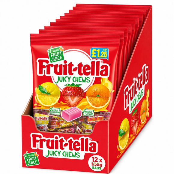 Fruit-tella Juicy Chews Bag 135g PMP