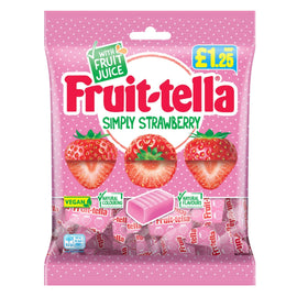Fruittella Favourites Simply Strawberry Share Bag 135g