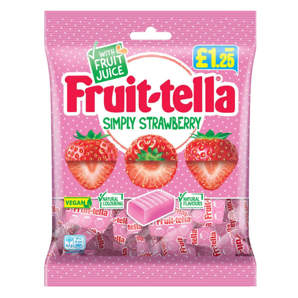 Fruittella Favourites Simply Strawberry Share Bag 135g