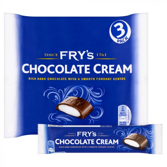 Fry's Chocolate Cream 3 Pack 147g