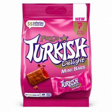 Fry's Turkish Delight Mini Bars 7 Pack 105g
