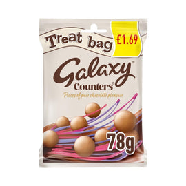 Galaxy Counters Chocolate Treat Bags 78g PMP