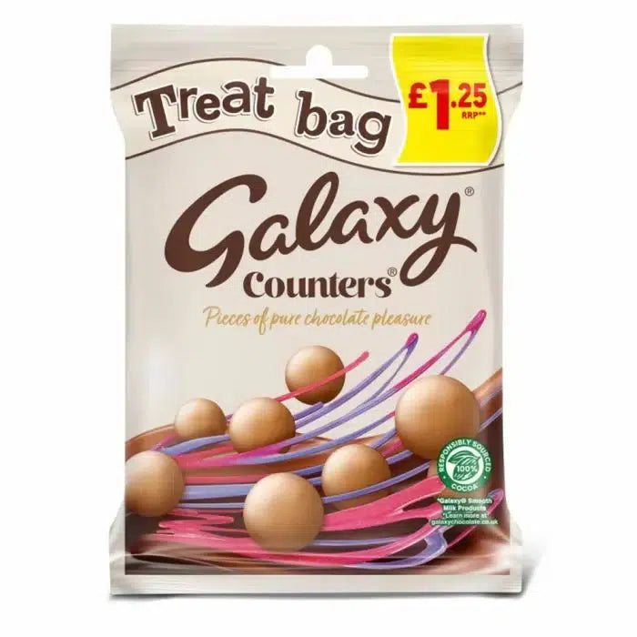 Galaxy Counters Chocolate Treat Bags 78g