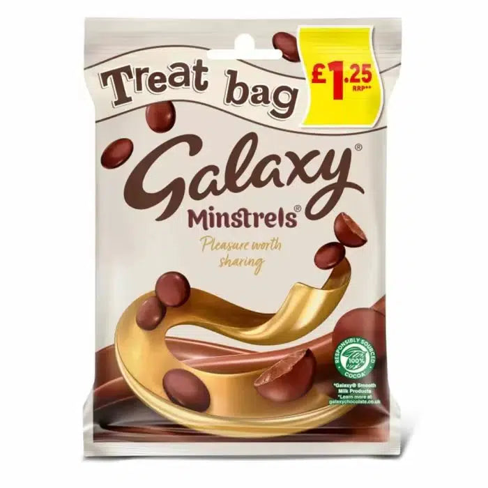 Galaxy Minstrels Chocolate Treat Bags 80g