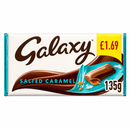 Galaxy Salted Caramel Chocolate Bar 135g PMP