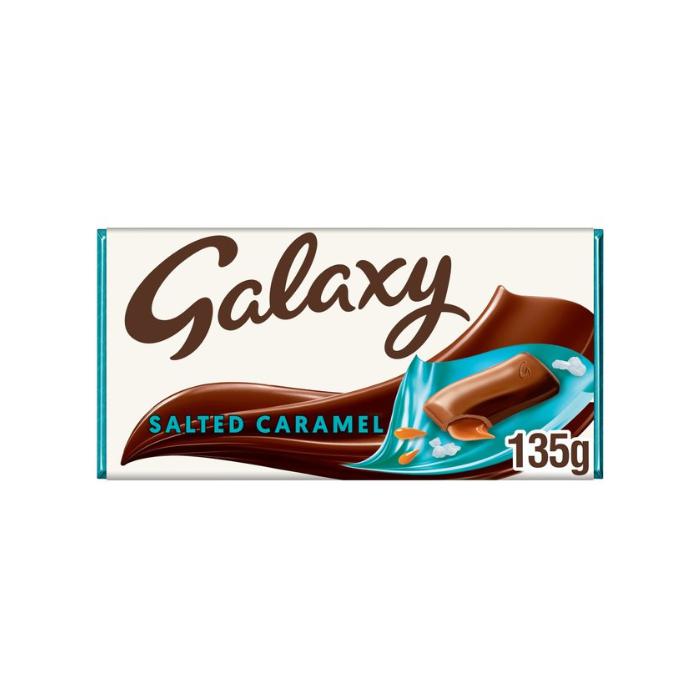 Galaxy Salted Caramel Chocolate Bar 135g