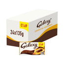 Galaxy Smooth Caramel & Milk Chocolate Block Bar 135g PMP