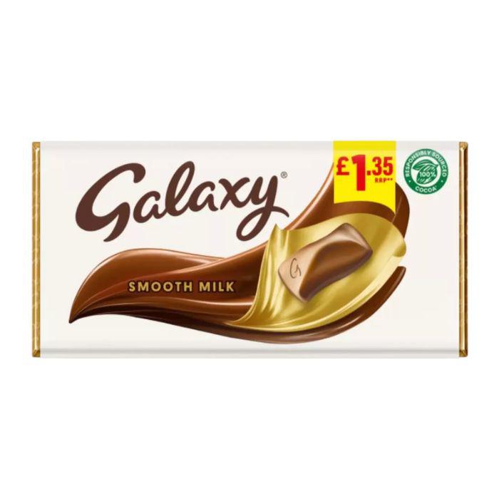 Galaxy Smooth Milk Chocolate Sharing Bars 100g