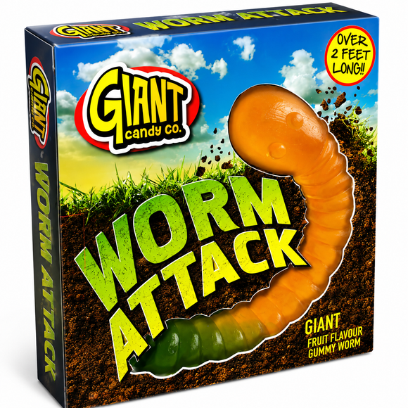 Giant Candy Co Worm Attack Box 800g