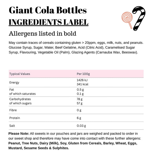Giant Cola Bottles