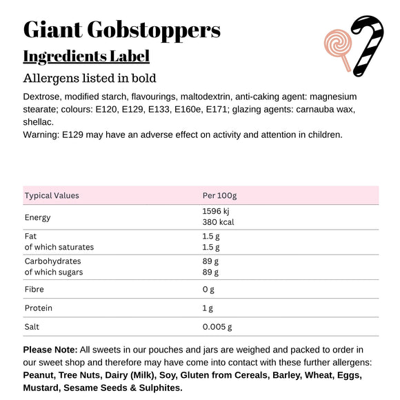 Giant Gobstoppers