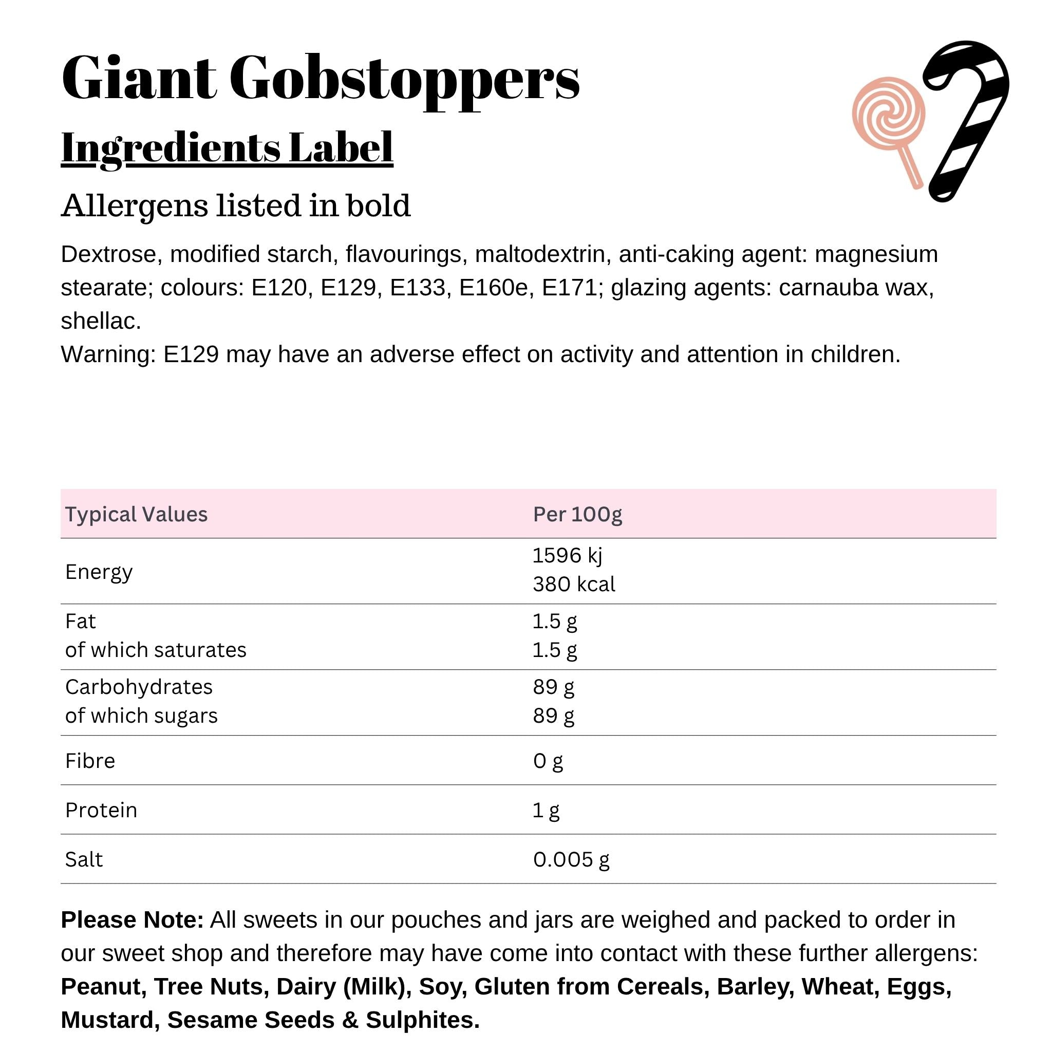 Giant Gobstoppers