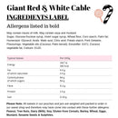 Giant Red & White Cable