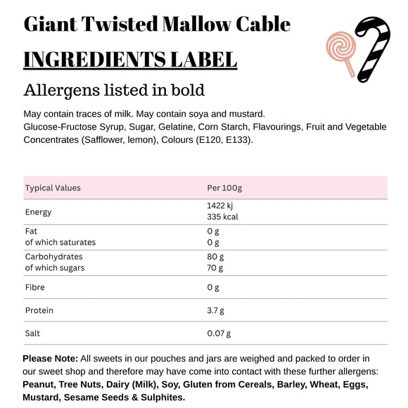 Giant Twisted Mallow Cable