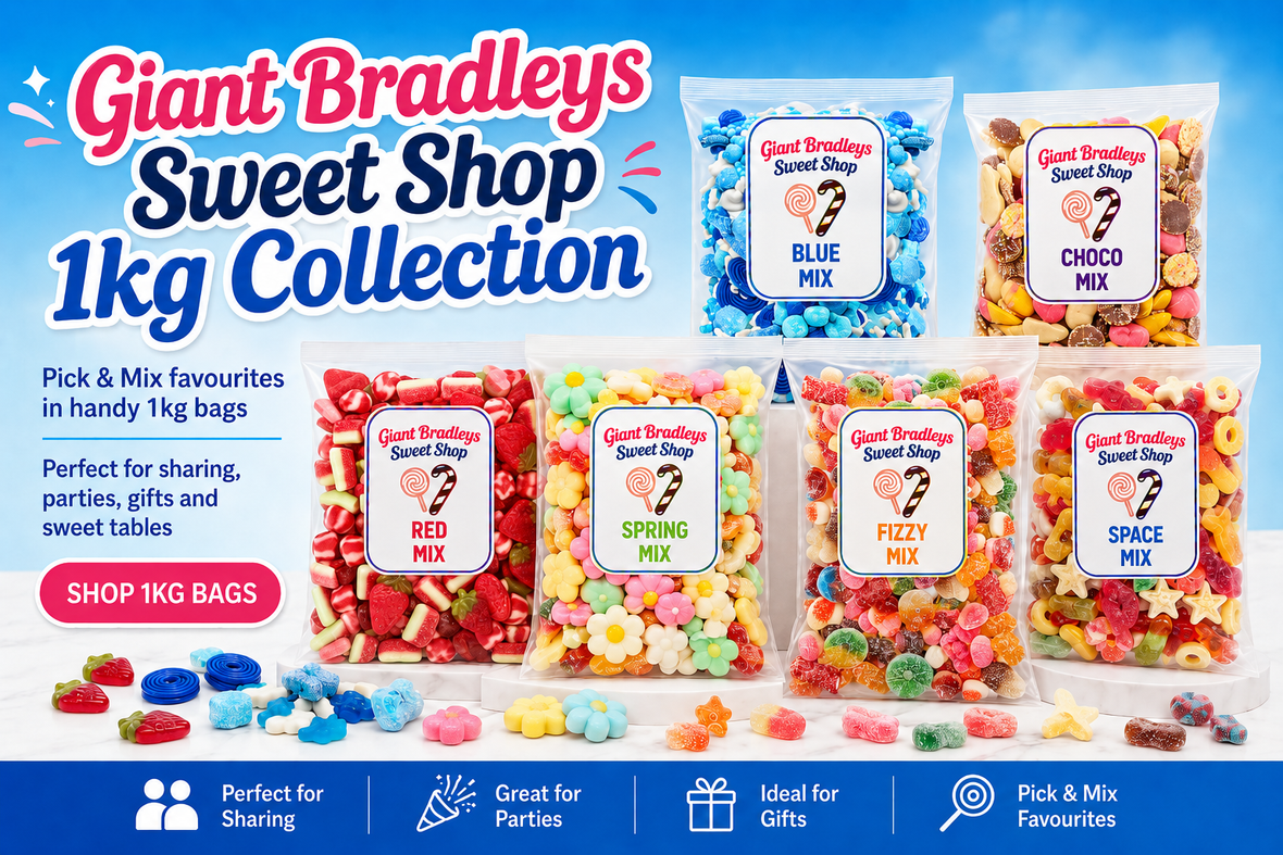 Giant Bradleys 1kg Sweets Bulk Bags
