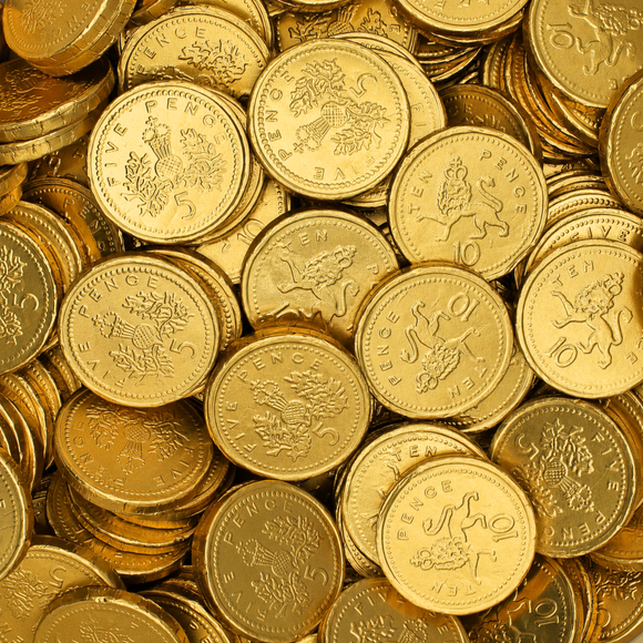 Gold Milk Chocolate Coins