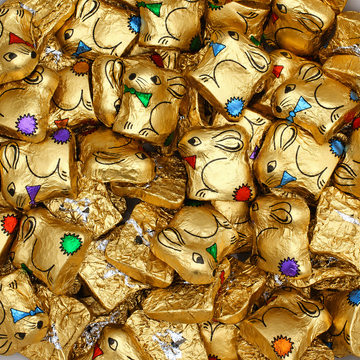 Gold Milk Chocolate Creme Filled Bunnies