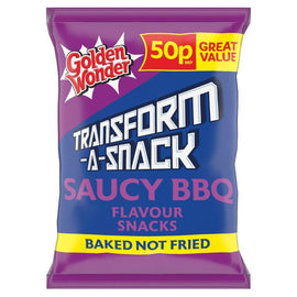 Golden Wonder Transform-A-Snack Saucy BBQ Flavour Snacks 27g PMP