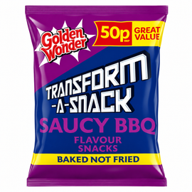 Golden Wonder Transform-A-Snack Saucy BBQ Flavour Snacks 27g PMP