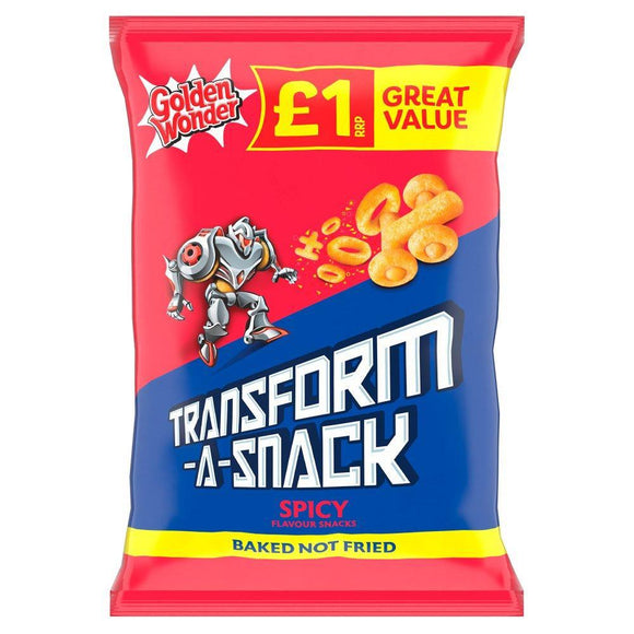 Golden Wonder Transform-A-Snack Spicy Flavour Snacks 56g PMP