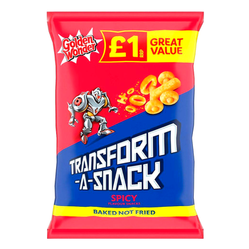 Golden Wonder Transform-A-Snack Spicy Flavour Snacks 56g PMP