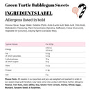Green Turtle Bubblegum Sweets