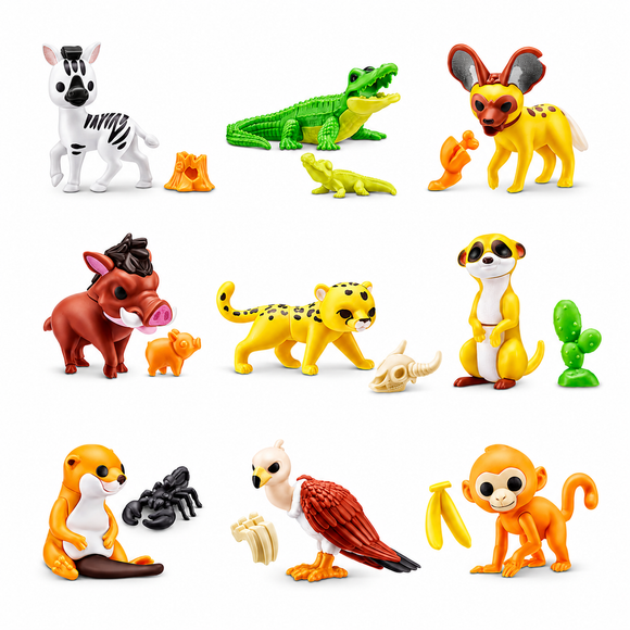 Gumi Yum Surprise Wildlife 22g Gummy & Toy By Zuru (x 1 egg)