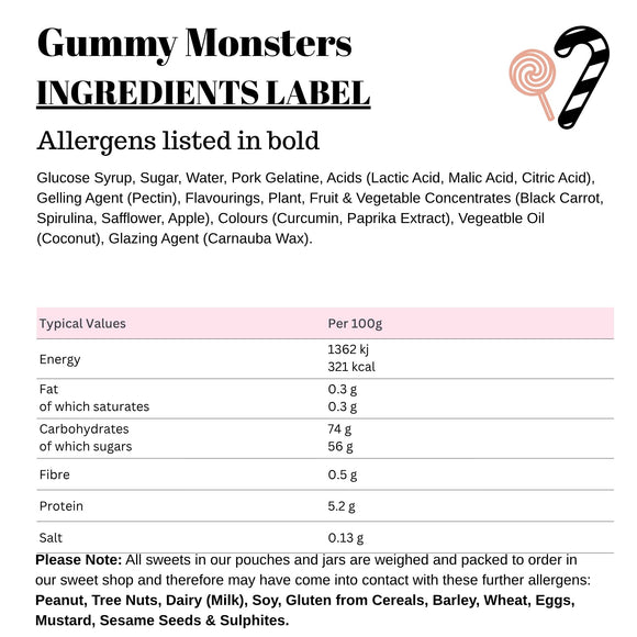 Gummy Monsters