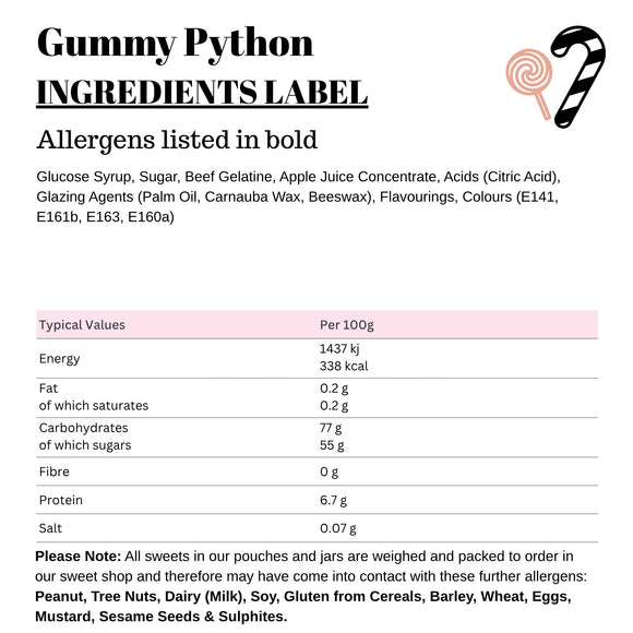 Gummy Python