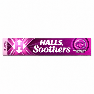 Halls Soothers Blackcurrant Juice Sweets 45g