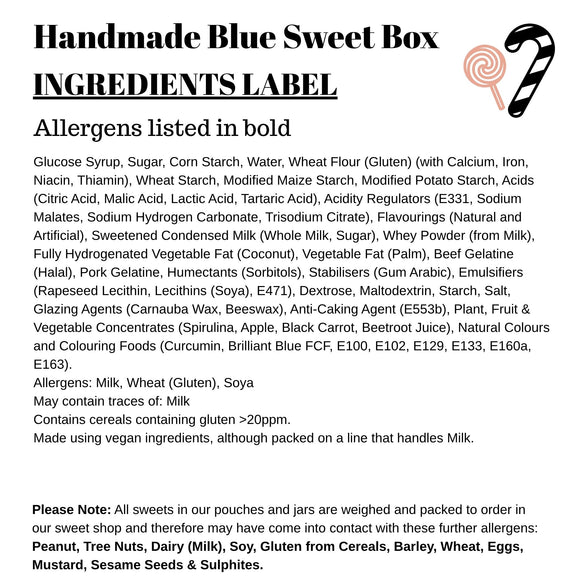 Handmade Blue Sweet Box