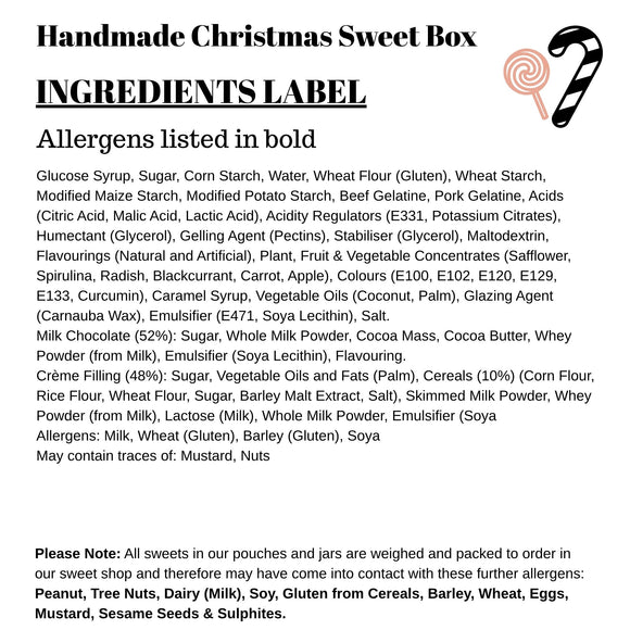 Handmade Christmas Sweet Box