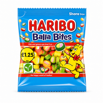 Haribo Balla Bites Share Bag 140g PMP